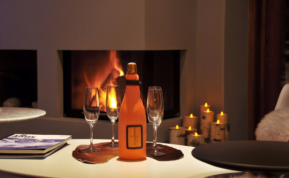 Salon et la cheminée